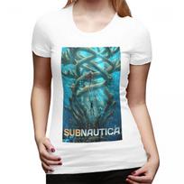 Game Subnautica Below Zero TShirt for Women Crew Neck Streetwear T Shirts Womens Tees Short Summer Clothes Tops S
