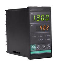 Orkaitės termokontrolleris Skaitmeninis temperatūros reguliatorius PID temperatūros valdiklis CH402 Relinė išvestis, Vertikalus 48*96mm Two Relays Output black