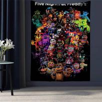 Fnaf Anime FivenightsAtFreddys DIY Wall Tapestry For Living Room Home Dorm Decor Wall Art Decor 74x94cm(29x37in)