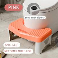 Comfort Toilet Stool For Adult Kids Pregnant Women, Squatting Aid Footstool,Anti-Slip Thickened One-Piece Footrest Stool
