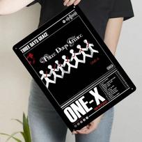 Three Days Grace ONEX Albumo Viršelis Metalinis Sienos Menas Roko Muzikos Dekoras Miegamajam Svetainei 20x30cm（7.8x11.8inch）