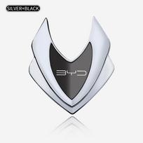 3D Metalinis Automobilio Kėbulo Lipdukas Emblema Ženklelis Galinės Uodegos Bagažinės Lipdukas Skirtas BYD F3 E6 Yuan Plus Atto F0 G3 I3 Ea1 Song Max Tang Dmi F3 2014 sidabras