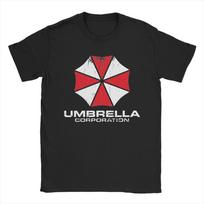 Umbrella Corporation T-Shirt Residents Evils Cotton Tee Shirt Crewneck Short Sleeve T Shirts Gift Idea Clothes - Men's Summer... S įvairiaspalvis