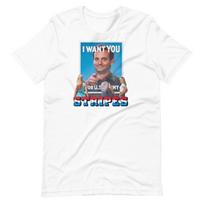 Bill Murray STRIPES Filmo Grafinis Marškinėlis Trumpomis Rankovėmis Unisex 100% Medvilnės T-shirt Vyriški Marškinėliai Viršus L