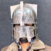 Moria nykštukų kario šalmas LOTR Viduramžių riterio šarvų šalmas LARP Cosplay kostiumas Geriausia dovana