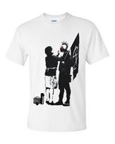 NAJI Banksy Punk Mama Marškinėliai Grafiti Menas Urbanistinis Menas Anarchija Nepaklusti Unisex Viršutinė dalis M