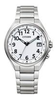 Citizen Attesa Direct Flight Arabic Numeral Eco-Drive Radio-Controlled Watch, Model, Men's Silver, CB1120-50B