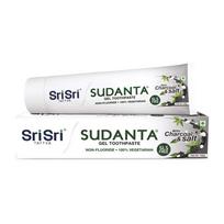 Sudanta: dantų pastos gelis su anglimi ir druska (100 g), Sudanta Gel dantų pasta su anglimi ir druska, Sri Sri Tattva 5.875