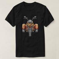 Triker Motortrike Motorcycle Trike Three Wheeler Biker T-Shirt 100% Cotton O-Neck Short Sleeve Summer Casual Mens T-shirt - M... S įvairiaspalvis