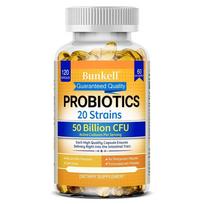 Probiotikai Maisto papildas, 20 padermių, 50 milijardų KSV aktyvių kultūrų porcijoje 120 Capsules