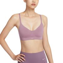 Nike AlateDri Fit Minimalistiniai sportiniai apatiniai moteriški pilki violetiniai raudoni/balti FQ3551-523 L (C-E)