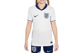 Nike T Shirt England Men's Team 2024/25 Stadium Home White Kids' FJ4410-100 M