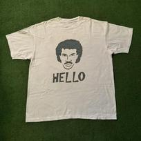 Vintažiniai Lionel Richie Hello trumpomis rankovėmis balti S-5XL unisex marškinėliai BB135 Unisex marškinėliai XXXXL
