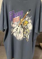 Vintage Gibson Band Flying V Guitar Cotton Shirt Unisex Concert S to 5XL EL116 Unisex T-Shirt XXXL