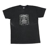 Vintage Jack Daniels Shirt Large Black Whiskey Alcohol Y2K Graphic Tee Funny 90s Unisex T-Shirt S