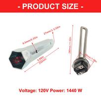Campers Water Heater Heating Element Replacement 520900 520789 for Select Models Includes Anode Rod and Sleeve 1