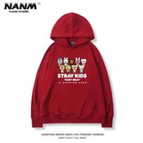 Straykids SKZOO vs APPPE hoodies Kpop star SK XL purpurinė