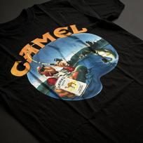 Vintažiniai Camel Smoking Joe Žvejybos medvilniniai marškinėliai Unisex Moteriški Vasaros 2026 Harajuku Marškinėliai Laisvalaikio 90-ųjų Retro Streetwear Marškinėliai Viršutiniai S