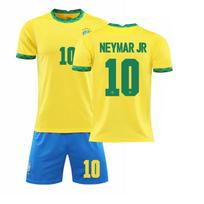 Home Yellow With Socks 10 Neymar 20 Vinicius Football Uniform Set 24#