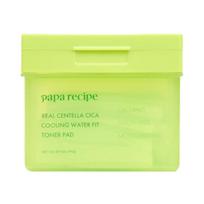 Papa Recipe Real Centella Cica Cooling Water Fit Toner Pad Soothing Hydrating Facial Pads 80 Sheets