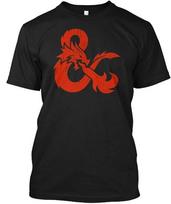 Dungeons And Dragons 100% Medvilnės Marškinėliai Vyriški Marškinėliai Viršus Pagaminta JAV Marškinėliai Marškinėliai Viršus Unisex L