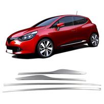 Durų Šoninės Juostelės Nerūdijančio Plieno Chromuotos Renault Clio 4 Hb 2012