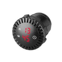 12V/24V Car Boat Motorcycle Electronic Clock Digital LED Display Touch Screen Clock raudona
