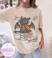 Toothless Gryffindor Shirt, Dragon Wizard Tee, Toothless Harry Potter Shirt 2XL