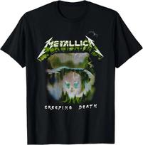 Metallica Heavy Metal Grupės Marškinėliai, Creeping Death Vintage, Dovana Gerbėjui Unisex Marškinėliai XXXL