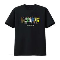 100 Cotton Blake And Mortimer Characters T Shirt Blue Stylish Comfortable vintage Washed Stretched streetwear - Men's Summer ... S