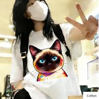 Streetwear Unisex Cotton TShirt Featuring Retro Garfield Design Nostalgic Cartoon Style Top for Trendy Individuals L