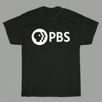 Hot Selling Quality PBS Public Broadcasting Service Unisex's Black T-Shirt Size S To 3XL M