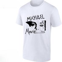 MJ Michael Jackson 2026 filmo grafika 100% medvilnės unisex marškinėliai 2026 Aukštos kokybės vasaros naujiena Unisex Vintažinės mados marškinėliai gerbėjo dovana S