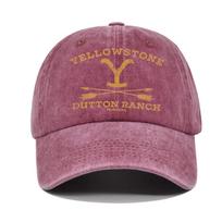 Yellowstone Dutton Ranch Bėgio kepuraitė Snapback Apsauginė nuo saulės Kepurė Pavasariui Rudeniui Bėgio kepuraitė Sportinė Hip Hop Prigludusi kepurė Kepurės Vyrams Moterims Adjustable