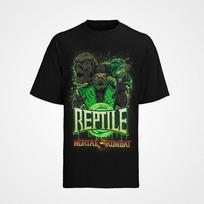 Reptile Mortal Kombat Zero Scorpion Retro Game T-Shirt Herren Baumwolle S–XXXL L