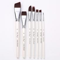Body Pinting Face Body Art Paint Multifunctional Professional Paint Brushes Set Wooden Handle Nylon Brush Oil Painting Brushes