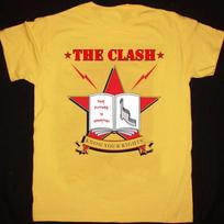 The Clash Grupė - Žinok Savo Teises Geltoni Marškinėliai Visų Dydžių S-5XL Unisex Marškinėliai S