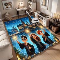 Haris Poteris Hogvartso pilis Vaikų kambario dekoras Plakatas Biuro kilimėlis Namų dekoras Biuro kilimai LB100 60cm by 90cm