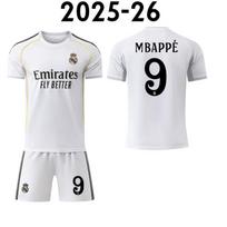 2025-26 Real Madrid namų marškinėliai #5 Bellingham #7 Vinícius #9Mbappé Futbolo marškinėliai 26
