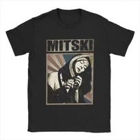 Mitski Music Romantic T Shirt Album Chic Harajuku  Clothes Awesome Short Sleeve Round Neck Tee Shirt Summer T-Shirts Loose#Co... S įvairiaspalvis