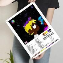 Lil Uzi Vert Eternal Atake Album Cover Custom Metal Tin Sign Wall Art Decor for Music Fans 20x30cm（7.8x11.8inch）
