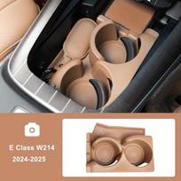 Car Central Console Water Cup Holder Silicone Waterproof Protective Pad Cover Trim For Mercedes Benz E Class W214 E260 E300 2025 For E W214 2024 ruda