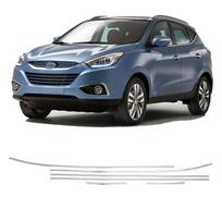 Šoninių langų apdailos nerūdijančio plieno chromuotos Hyundai Ix35 SUV 20102015