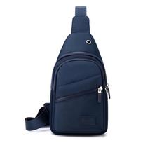 Moterų krūtinės krepšys Vienspalvis nailoninis moteriškas krepšys Geros kokybės peties krepšys Atsitiktinis moteriškas crossbody krepšys Madingas moteriškas krepšys mėlyna