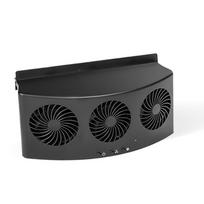 Automobilio ventiliacijos ventiliatorius 4000 aps./min 60 W 2 greičiai Stiprus vėjas 3 ventiliatoriai USB Automobilio lango išmetimo ventiliatorius Ventiliacijos angos ventiliatorius Transporto priemonei Juodas juoda