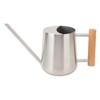 Watering Can for Indoor Plants Small Watering Can Stainless Steel Plant Watering Can with Long Spout Wooden Handle For
