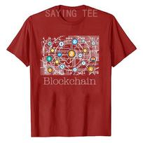 Blockchain Cryptocurrency Tshirt BitCoin Crypto BTC Gift Funny Investor Graphic Tee Tops Unisex Clothing Customized Product Cotton S