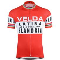 Flandrija Raudonas Dviratis Važiavimas dviračiu Vyras Retro MTB Marškinėliai Trumpomis Rankovėmis Dviračio Enduro Retro Džersis Kostiumas Tripel Šortai su Petnešėlėmis 2026 Vasara Kvėpuojantis Važiavimo Dviračiu Kostiumas Rinkinys XS