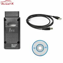 V1.99 OPcom PIC18F458 FTDI V2014 OBD2 automobilio diagnostikos įrankis Opel OPCOM programinės įrangos atnaujinimui 200603A opcom 10-16 kontaktų kabelis-opel V1.99 OPCOM cable