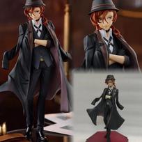 18cm Nakahara Chuuya Dazai Osamu PVC Veiksmo figūrėlė Bungo Stray Dogs Figūrėlė Kolekcionuojamas Modelis Žaislai Vaikui Dovana Ornamentai Lėlė Žaislas
